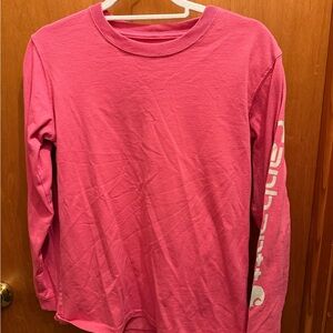 Carhartt women’s SMALL Vibrant Pink Long Sleeve Tee